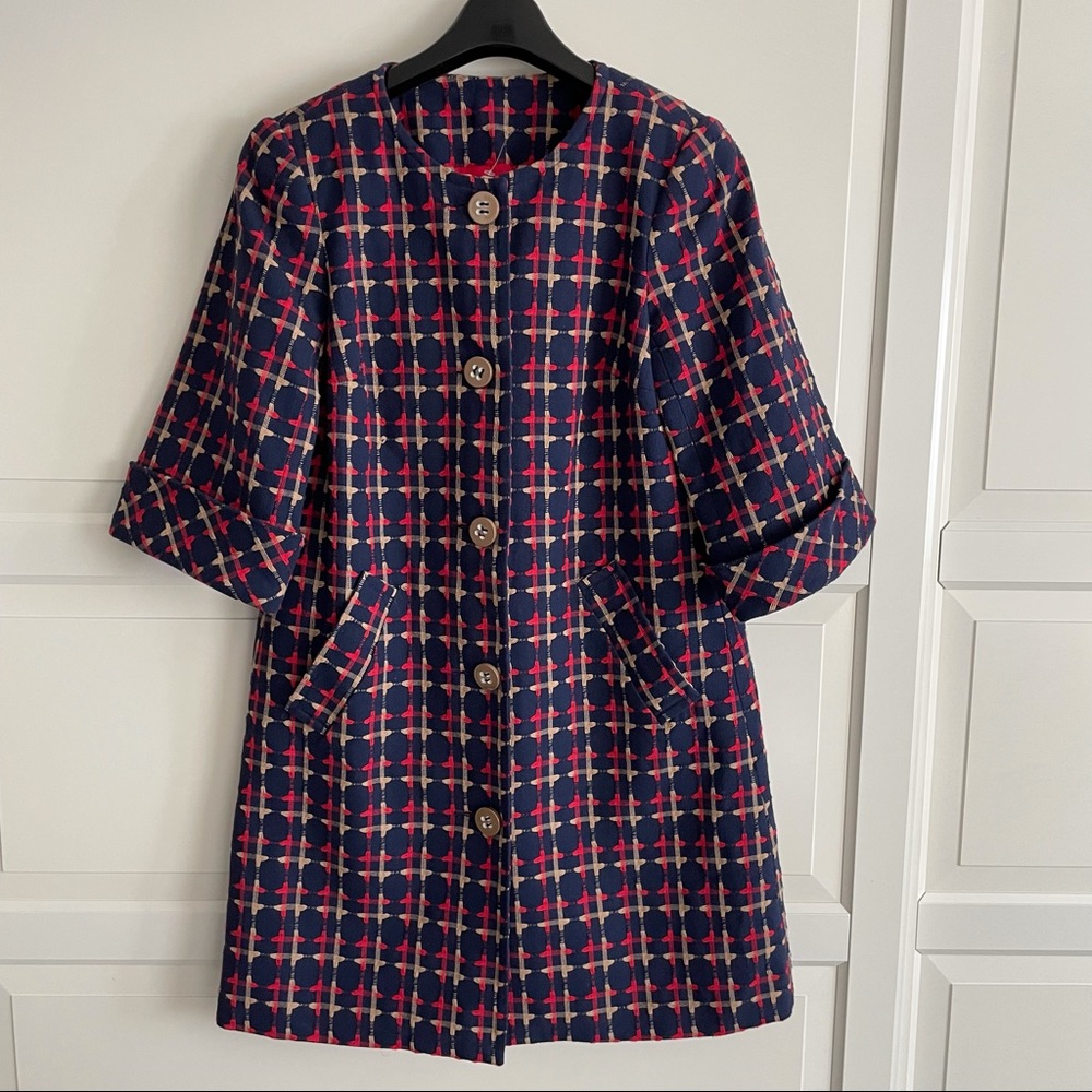 Trina Trunk Mod Swing Jacket / Car Coat